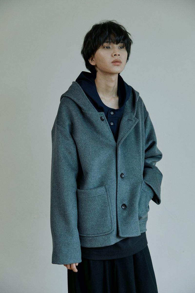 malen（マレン）の「unisex wool hood coat gray（Jackets/Outerwear）」