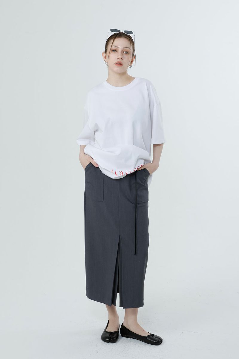 Loventina（ラヴェンティナ）の「MULTI PRINTING T-SHIRT LIZE_WHITE（Tops）」