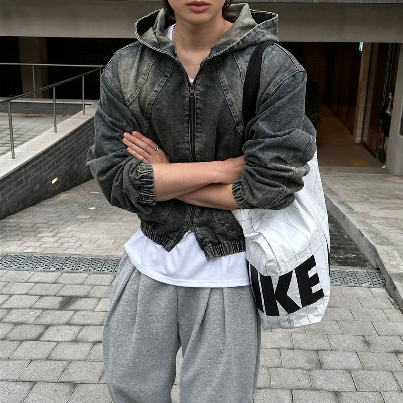 LMN deep slit wide sweatpants (4 colors)