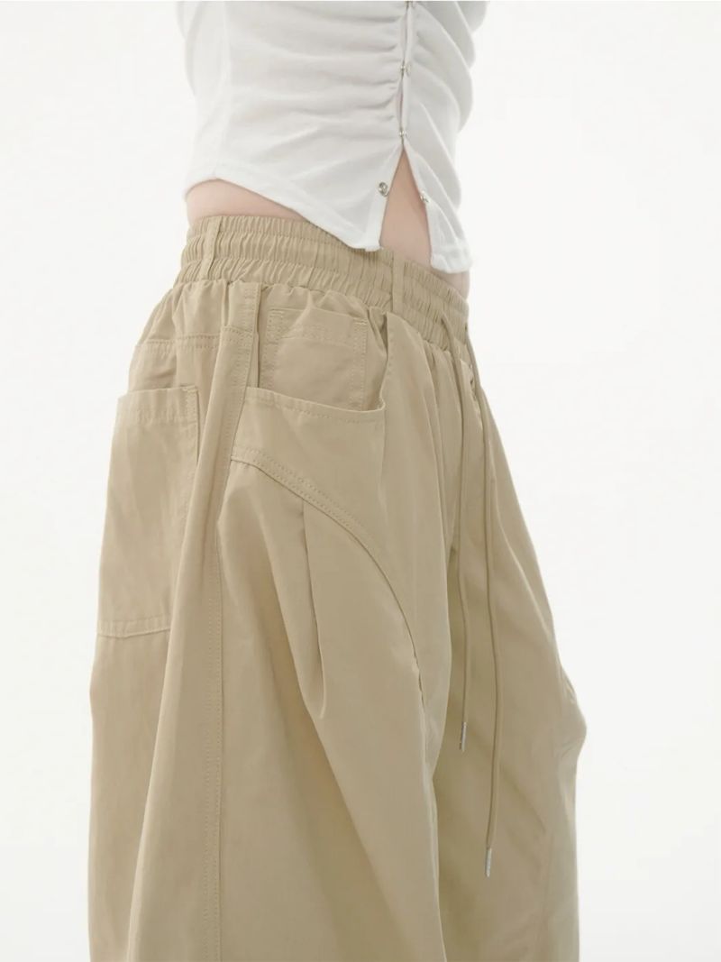 Benny cotton wide pants -4C