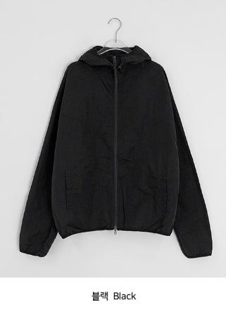 Puke Color Matching Hood Windbreaker