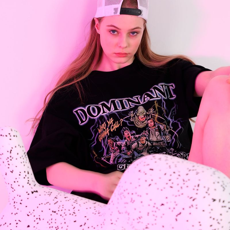 DOMINANT GHOST OVER FIT T-SHIRTS