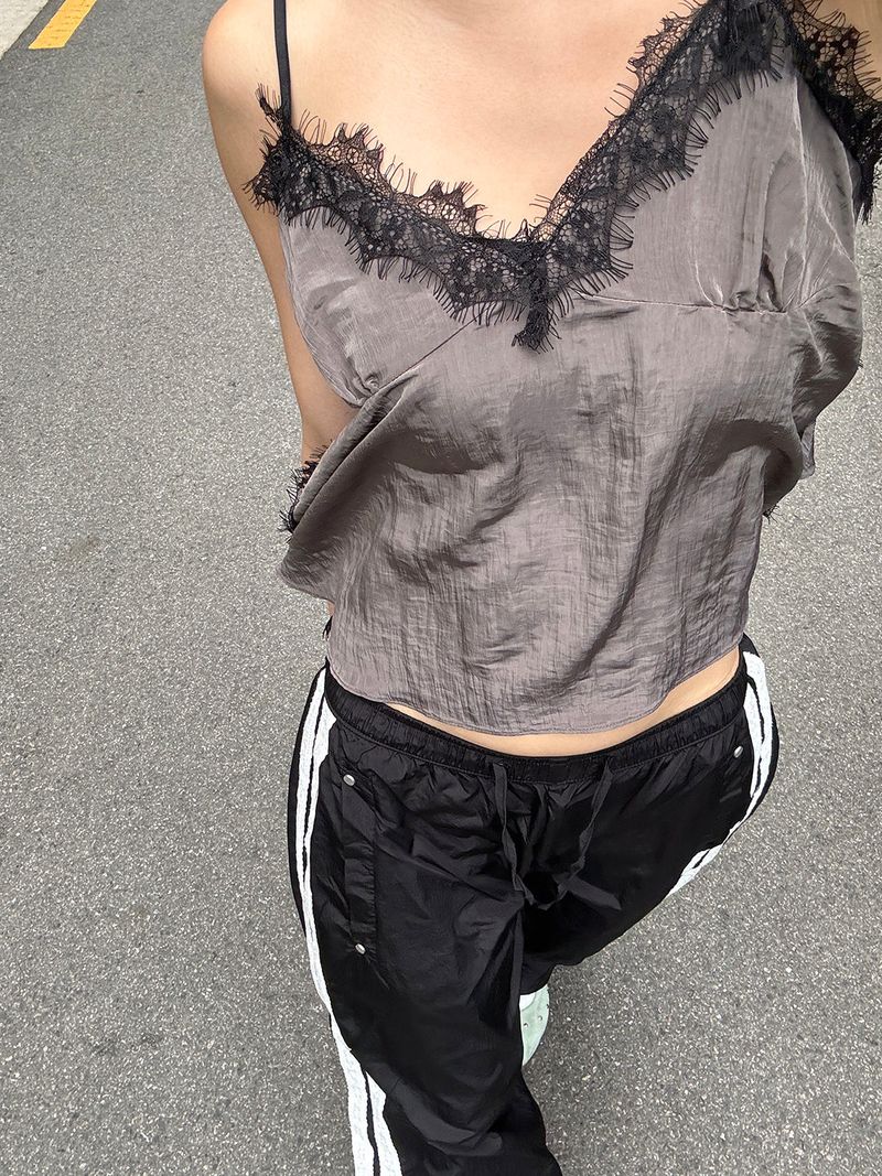 MUZESEOUL（ミューズソウル）の「Lace mood camisole(3color)（Tops）」
