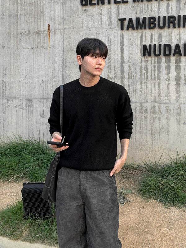 WHAT A LOOK（ワット ア ルック）の「(Premium) Highend hachi drop knit（Tops）」