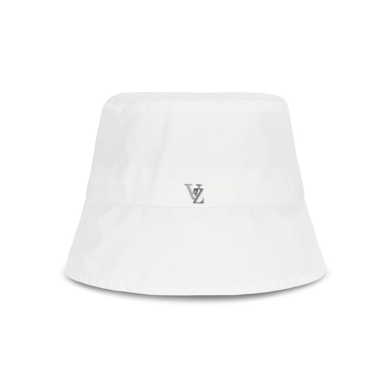 VZ Stud Basic Drop Bucket Hat / White
