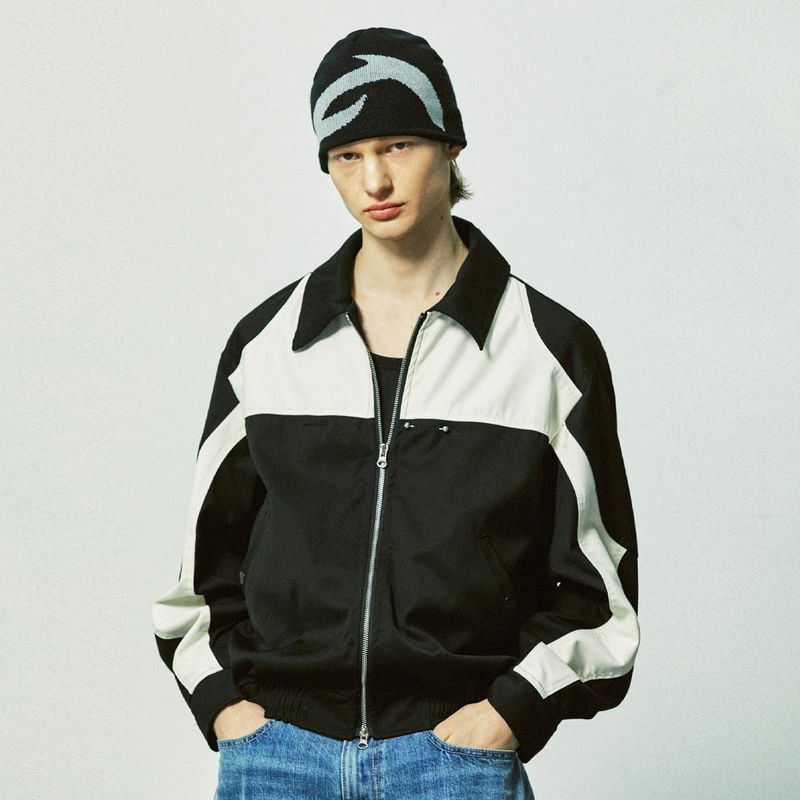 2way pierce biker jacket