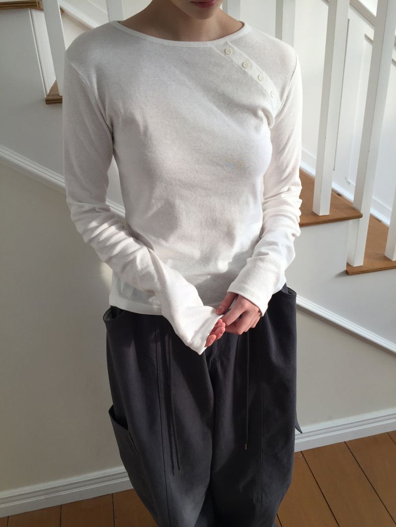 Mark Balloon Cotton Pants (2color)