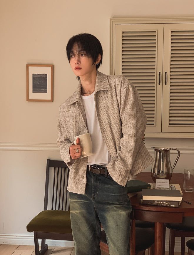 Cosley Tweed Crop Jacket