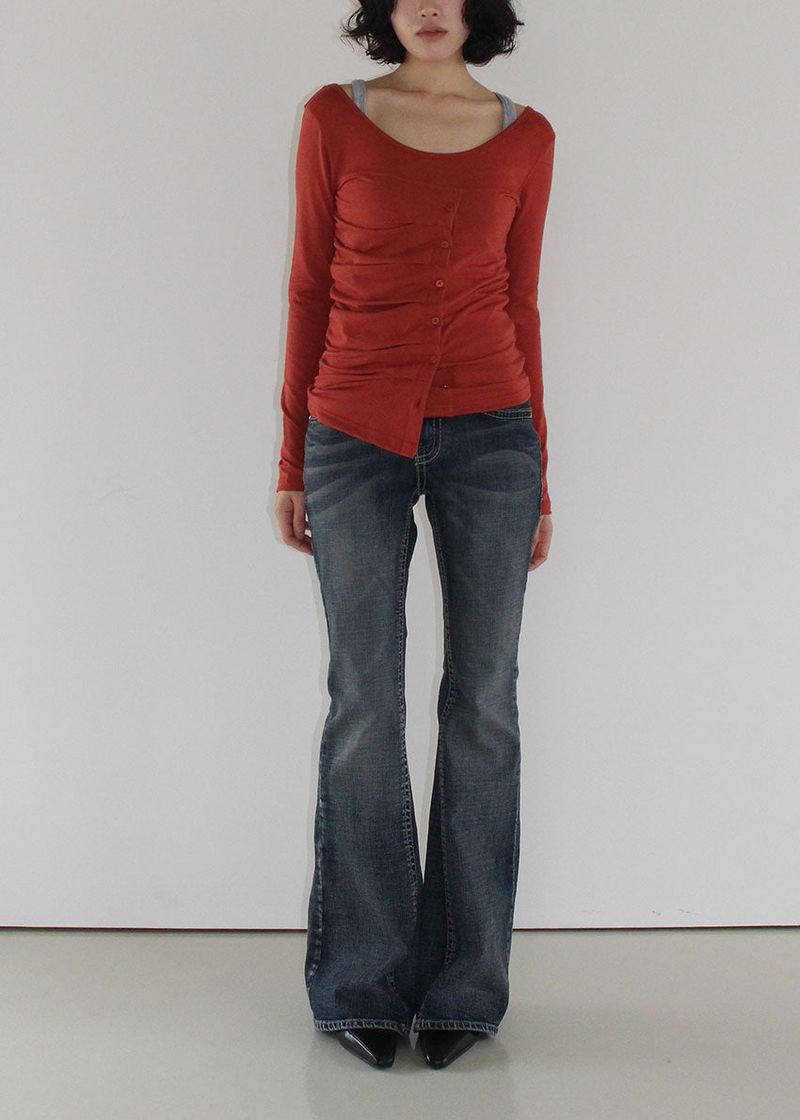 BETTY LOW BOOTS CUT DENIM