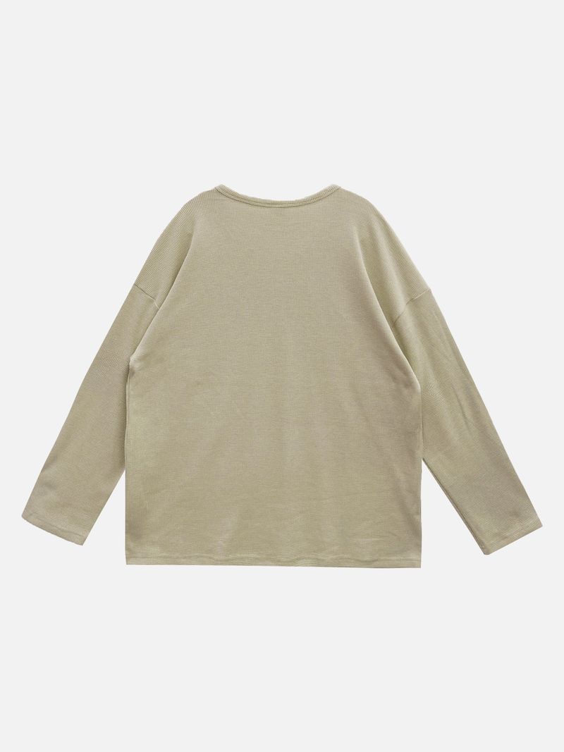 Module Basic Waffle Uniqlo Long Sleeve 4C