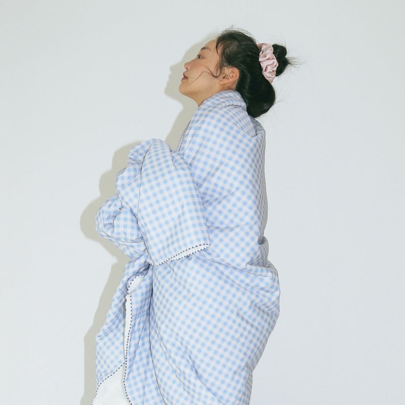 Summer Dust-Free Bamboo Seersucker Double-Layer Blankets - SS size