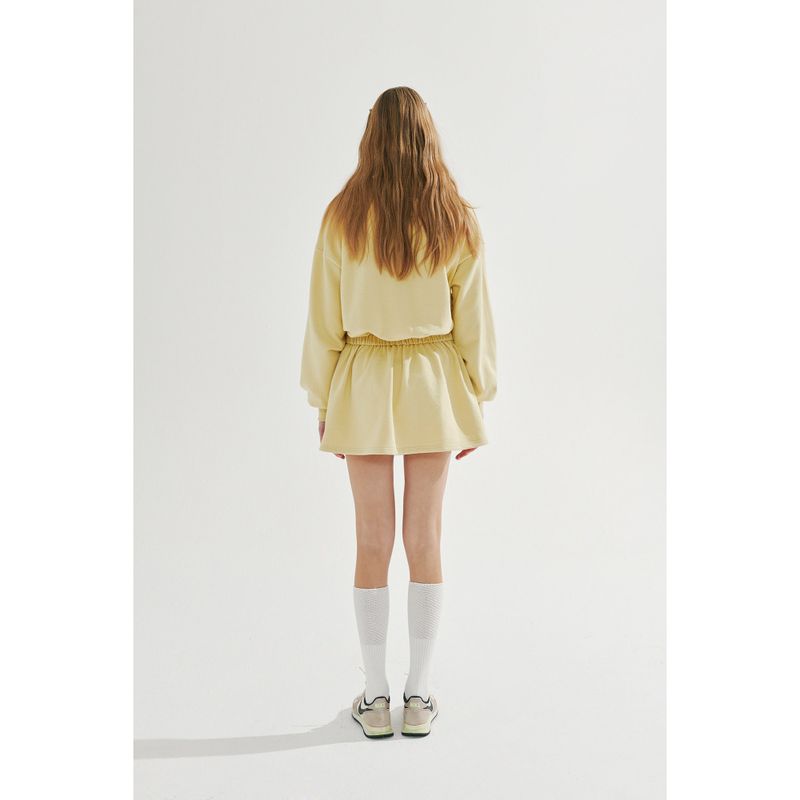BANDING JERSEY MINI DRESS_MUSTARD