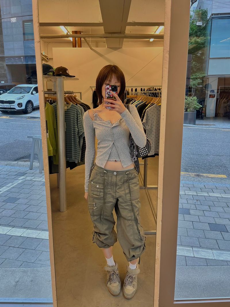 CRISPY CARGO PANTS (3color)