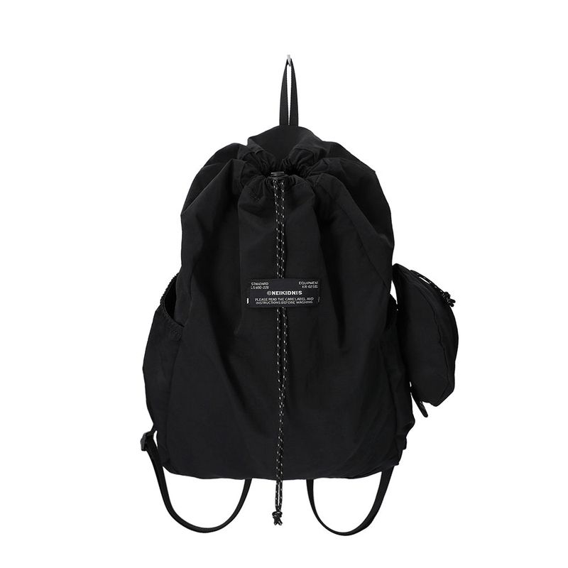 NEIKIDNIS（ネイキドニス）の「IDパッカブルストリングバックパック 14L / Black（バッグ）」