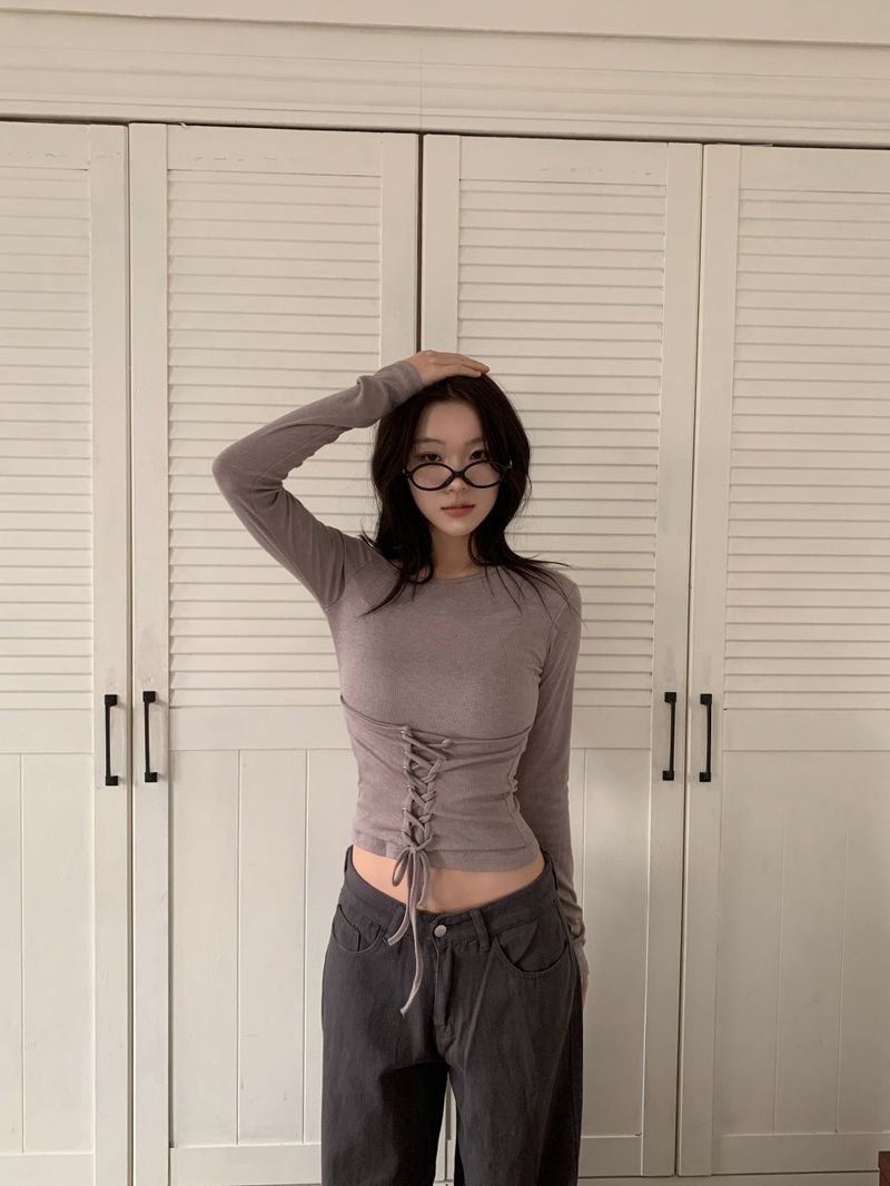 Back Point Bizzo Wide Long Denim Pants