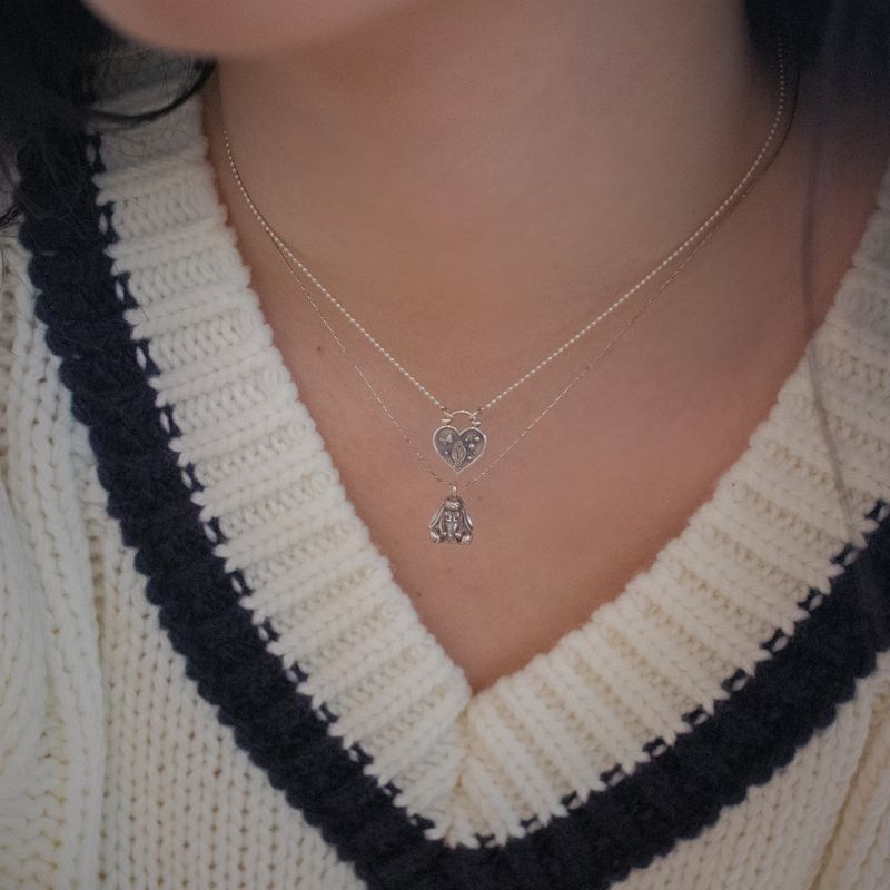 【MADE】 Twinkle love-lock necklace