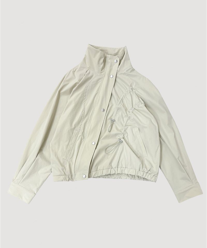 DRAWSTRING TRACK JACKET