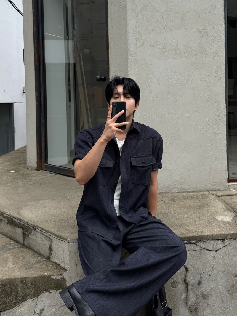 Mir banding denim pants