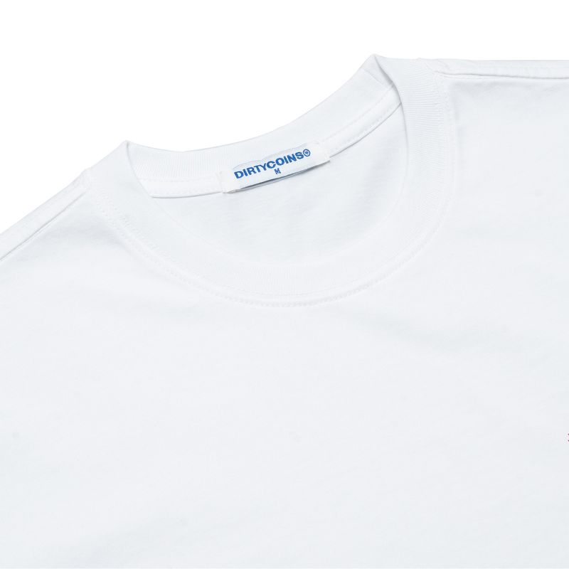 DirtyCoins Patch In Heart T-Shirt White