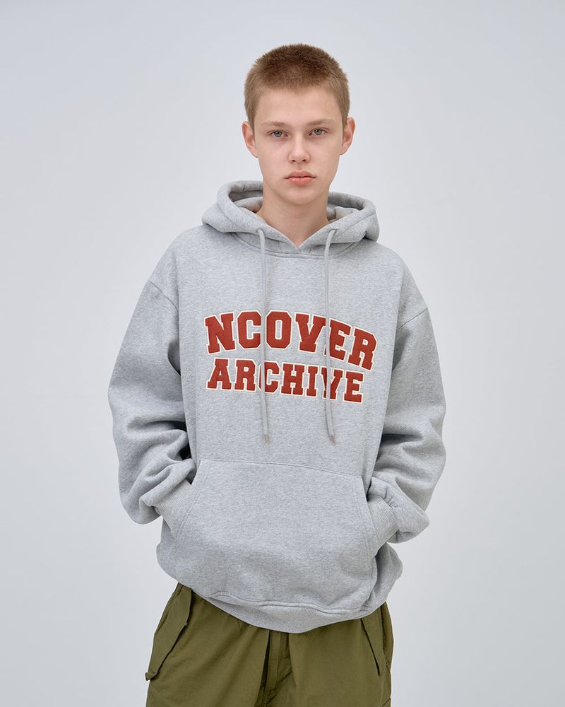 SCRIPT LOGO SWEAT SHIRTS - GRAY