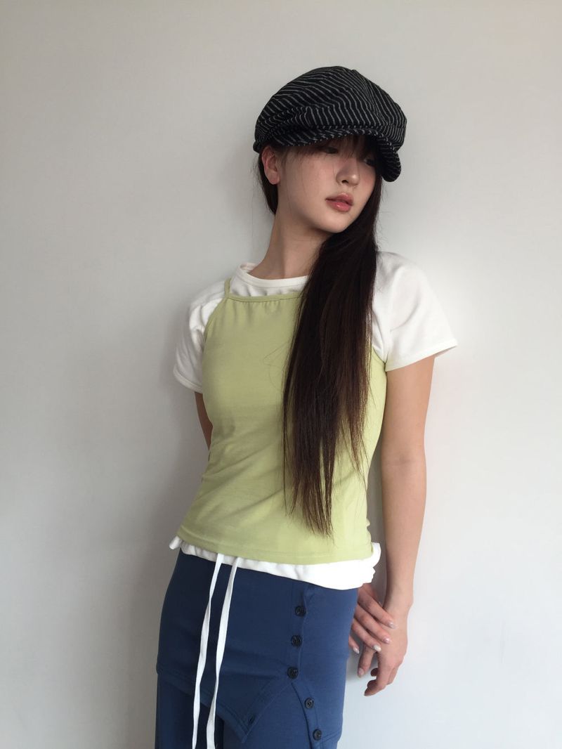 Boat striped beret (3color)