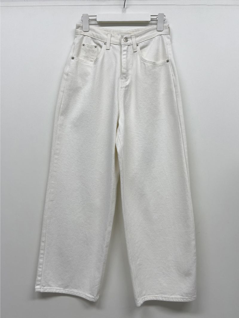 291 Cotton High-Waisted Wide Pants