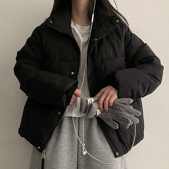 hijjoo（ハイチュー）の「Ravin Reglan Zipper Short Down Jacket（Jackets/Outerwear）」