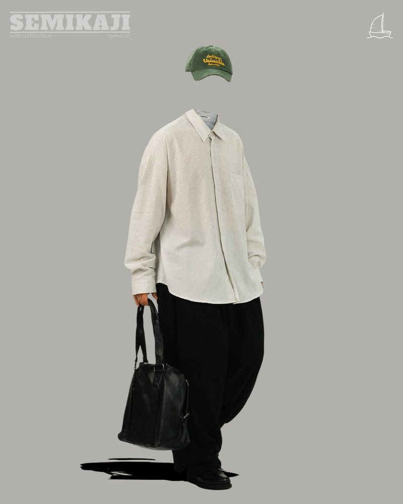 [SEMADE] Soft Wool Banding Balloon Slacks