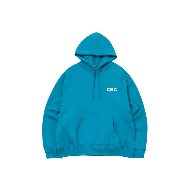 CEC HOODIE(BLUE GREEN/기모)