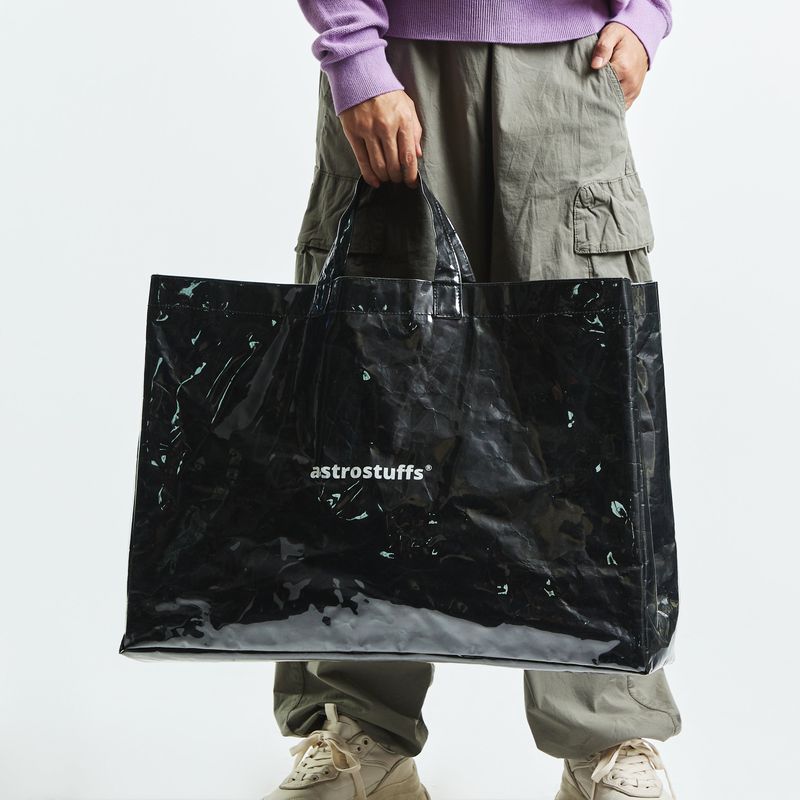 LOGO PAPER BAG - LARGE (BLACK)
