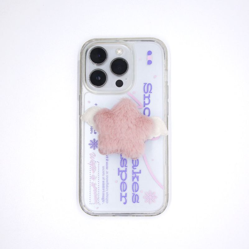 【MADE】(2type) Snow Pink Jelly hard Phone case