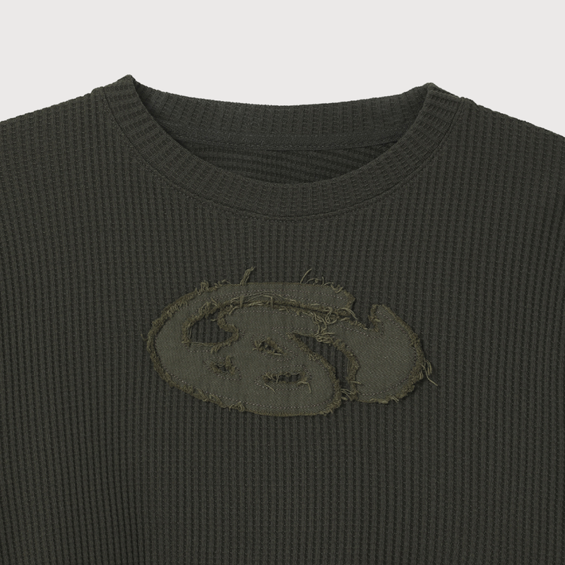 Mesh Waffle long sleeve
