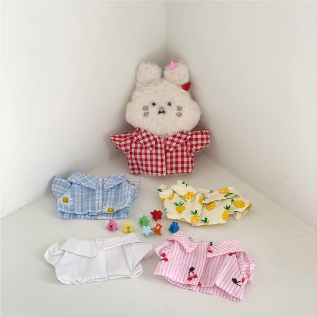 Flat chanibear toy keyring (White)