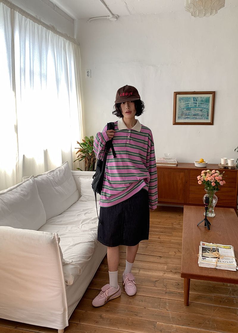 NONFADE MIDI SKIRT