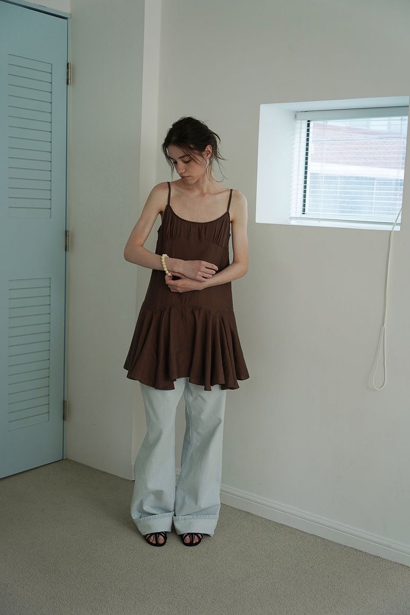 Nina slip dress_brown