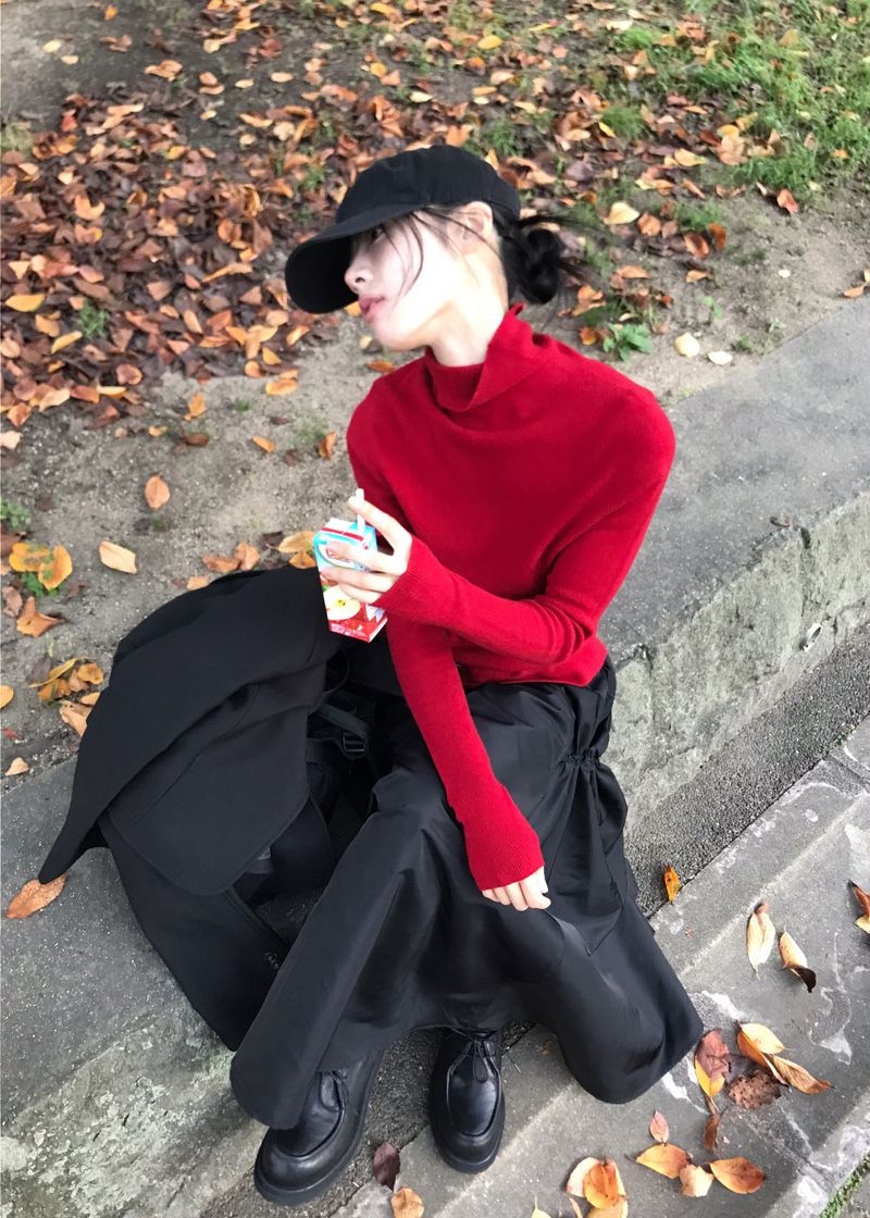 WOOL TURTLENECK KNIT