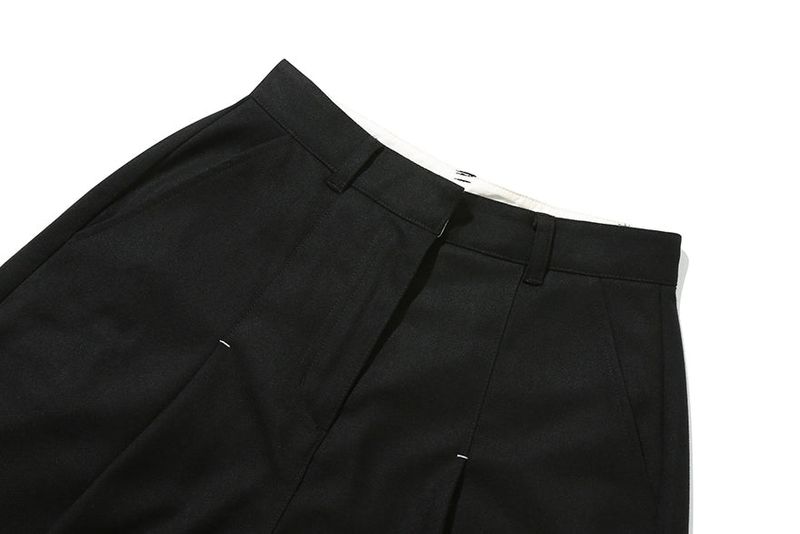 WIDE BERMUDA PANTS_BLACK