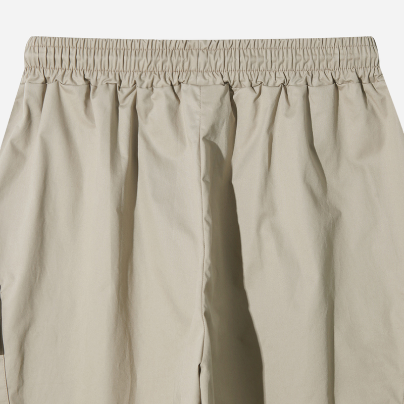 Solid Cargo Bermuda Pants
