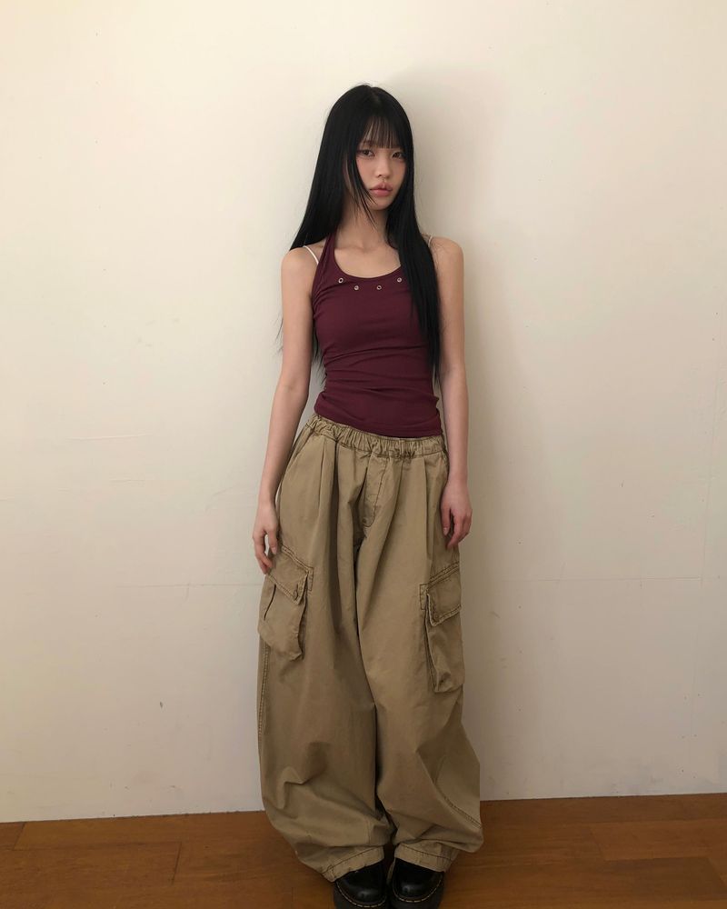 Maiden Balloon Wide Banding Pants