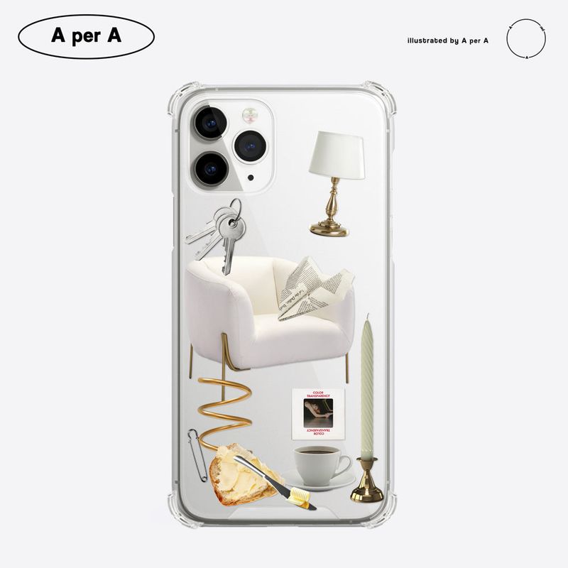 A per A(エイパーエイ)の「My golden white lobby(Smartphone Accessories)」