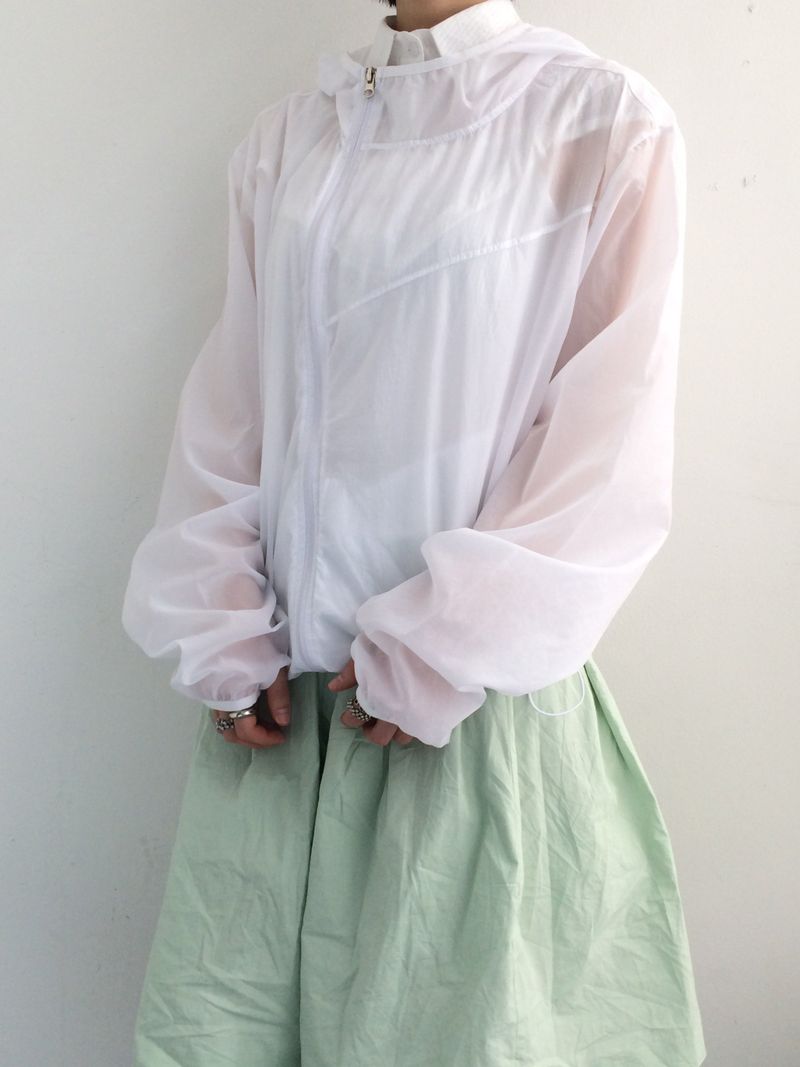 Light touch cropped hooded jacket