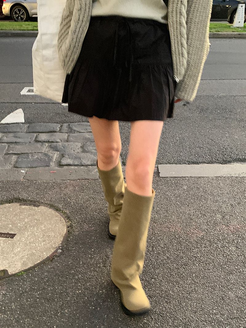 [MADE] Sorbet Twisted Knitted Hooded Cardigan