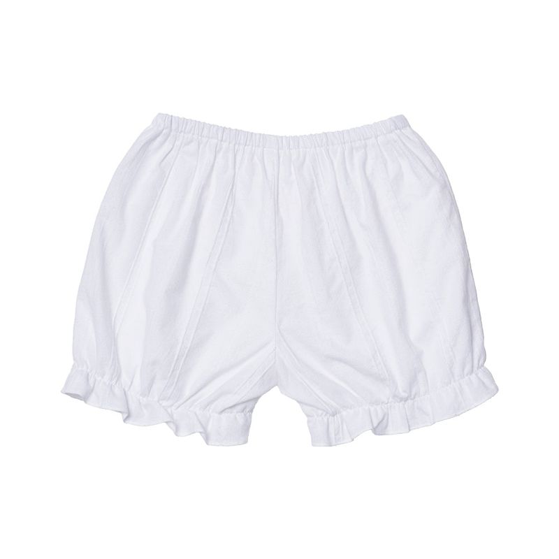 Mellow Cotton Bloomer Shorts_White