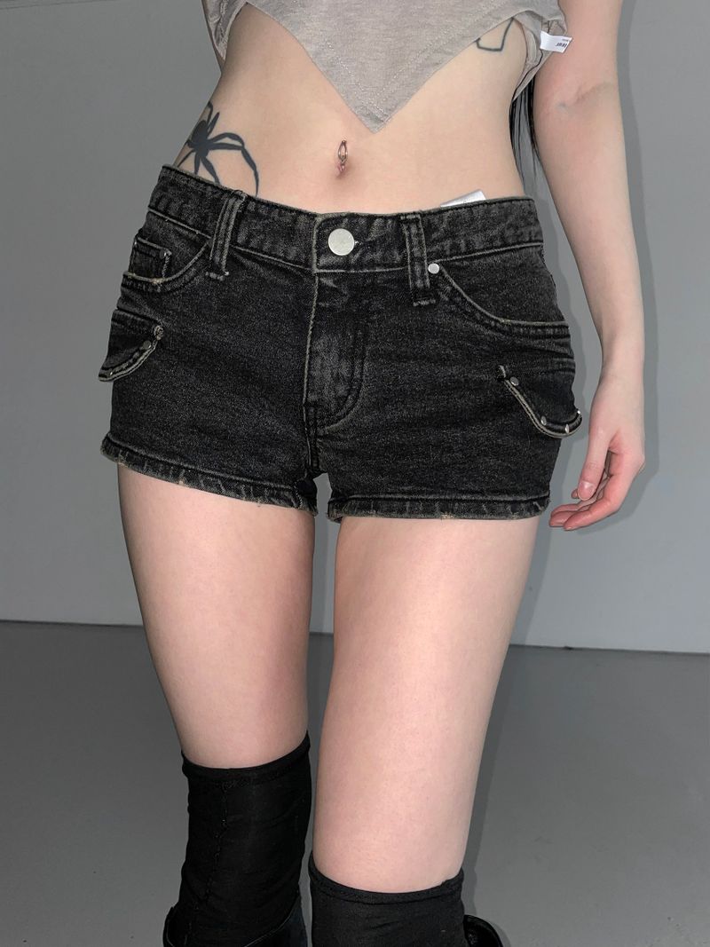 micro vintage cargo shorts