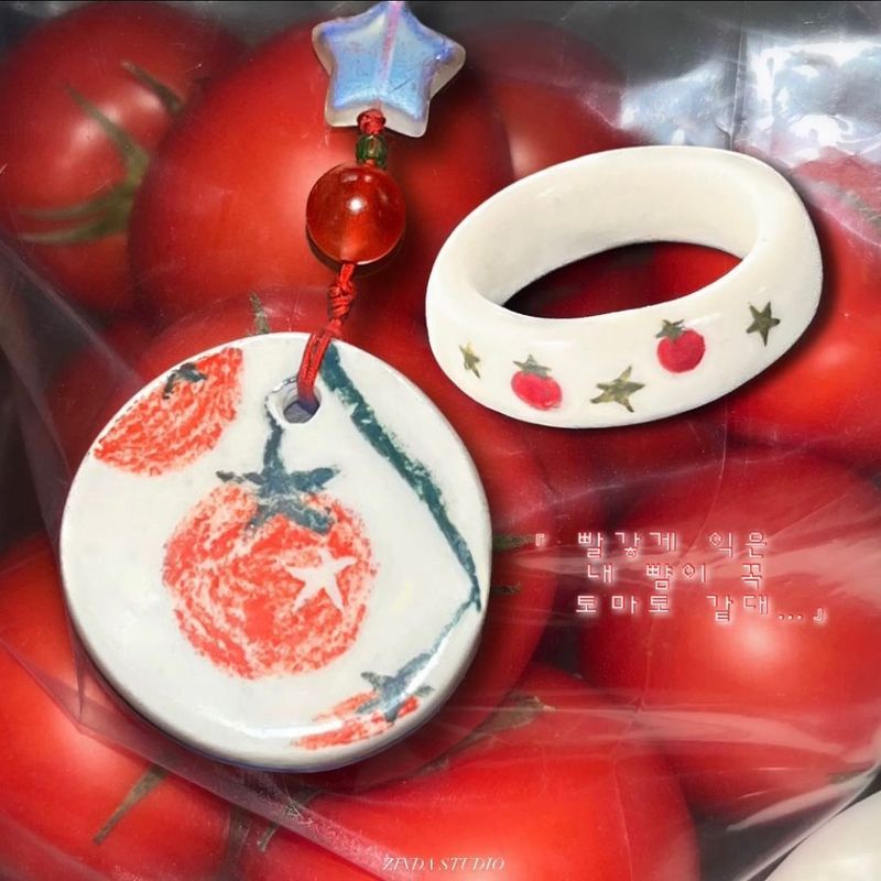 ZINDA STUDIO（ジンダスタジオ）の「[ZINDA STUDIO] トマトリング（アクセサリー）」
