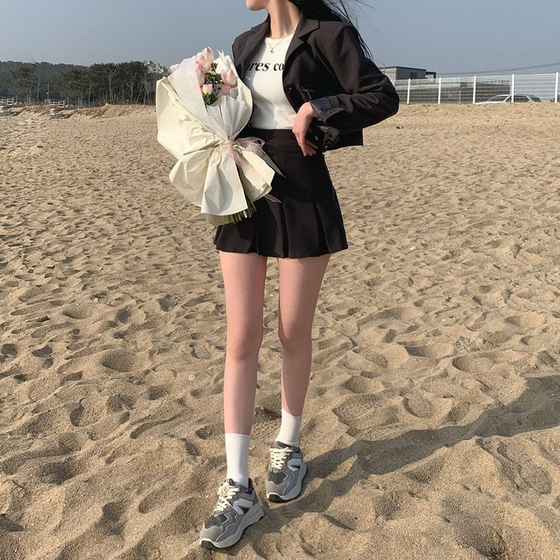 [BELLIDE MADE] Spring version, color jacket + skirt setup