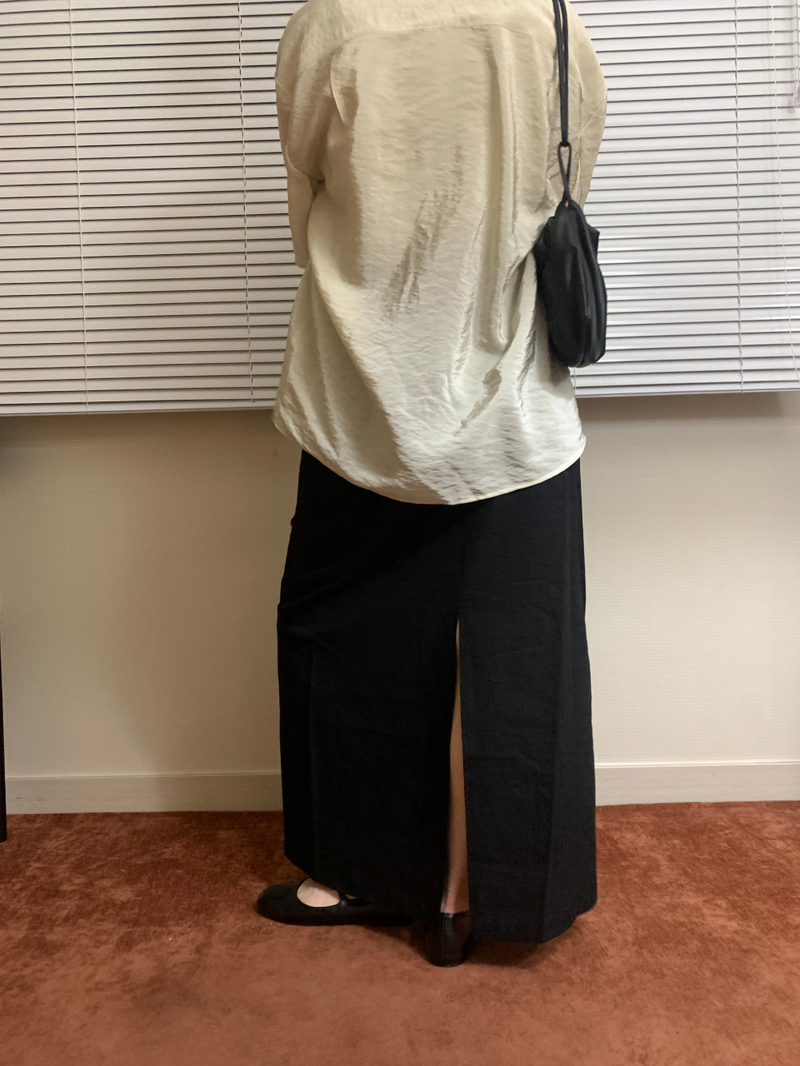 リネンロングスカート
