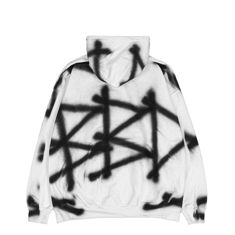 BBD Sprayed Custom Hoodie Gildan Ver. (White)
