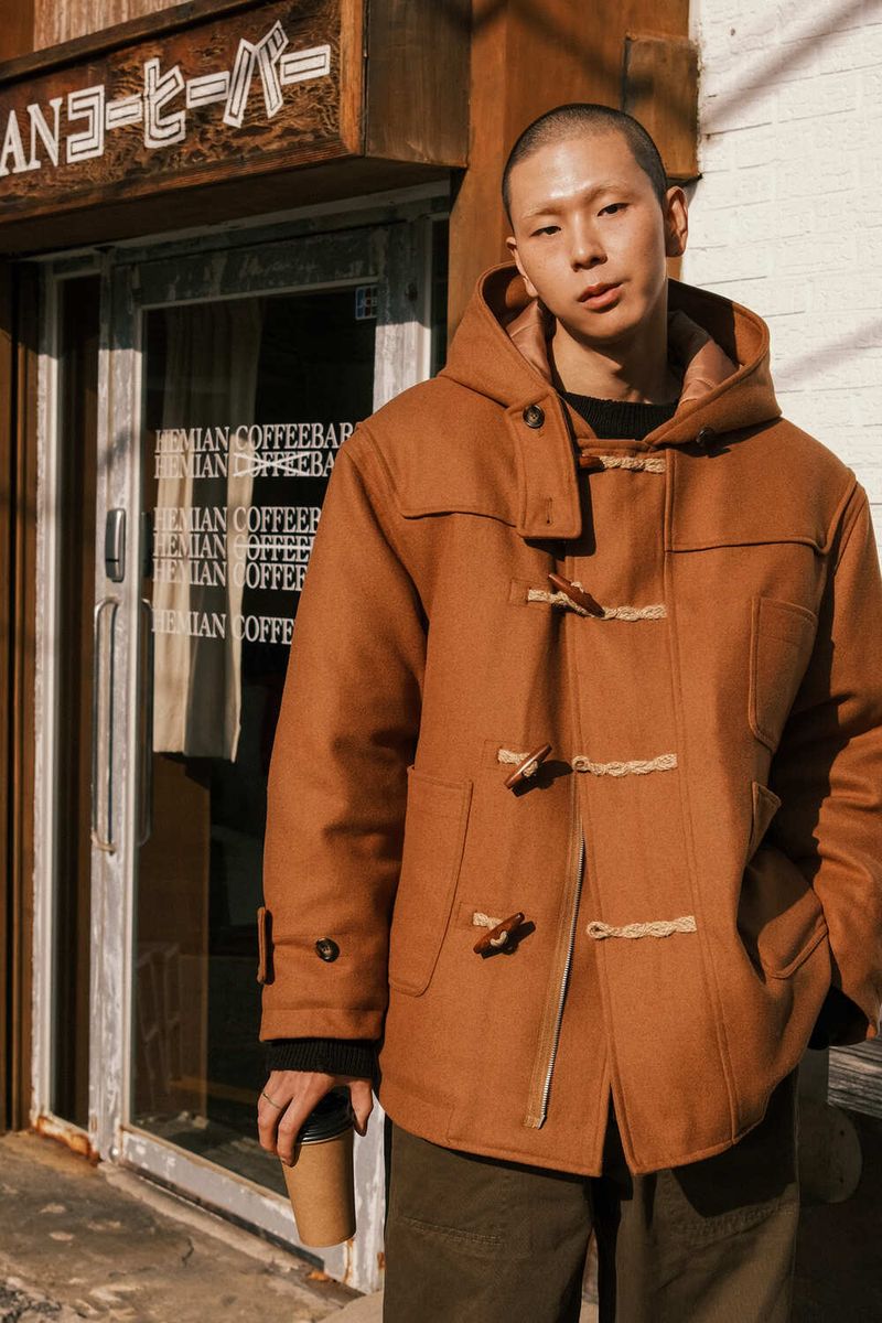 WOOL MID DUFFEL COAT