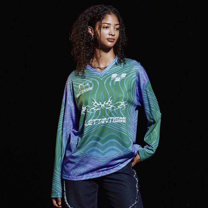 DILETTANTISME（ディレッタンティズム）の「SPORTS FOOTBALL JERSEY T SHIRT (ABSENTE)（Tops）」